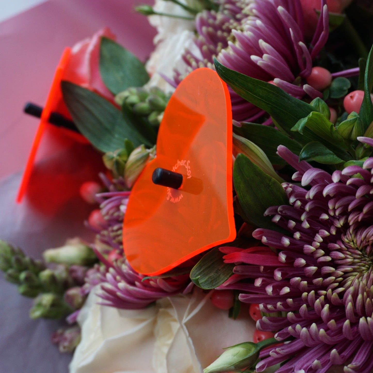 Garden Décor Ornaments Set of 3 'Hearts'-4