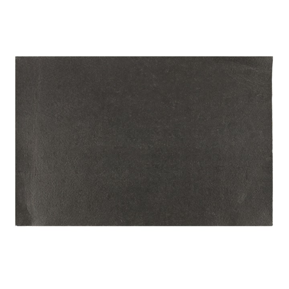 Rectangular black rubber of a doormat