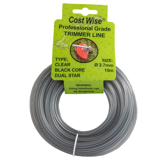 Strimmer Line Dual Black Star 2.7mm x 15m-0