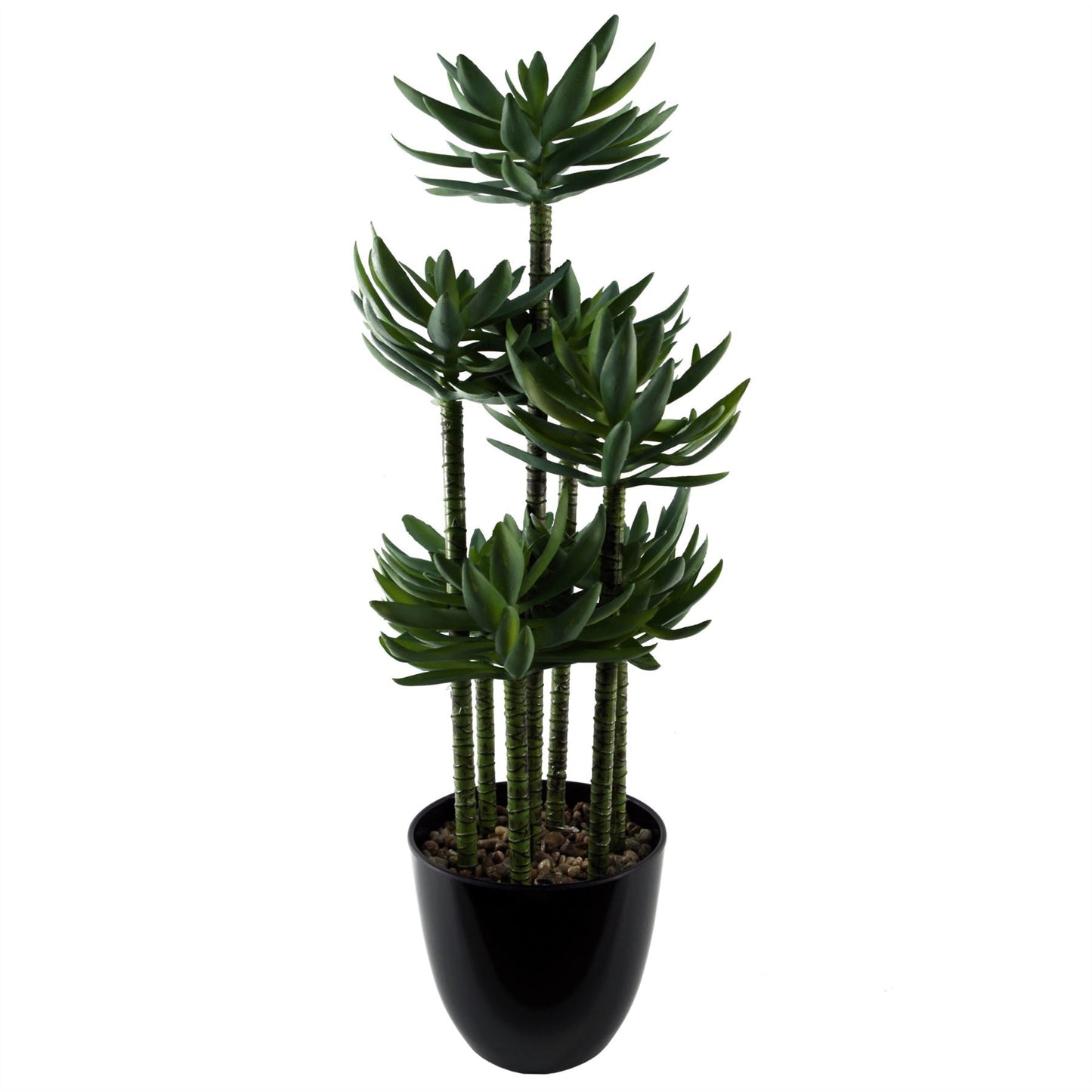 Large Artificial Tropical Yukka in Planter-0