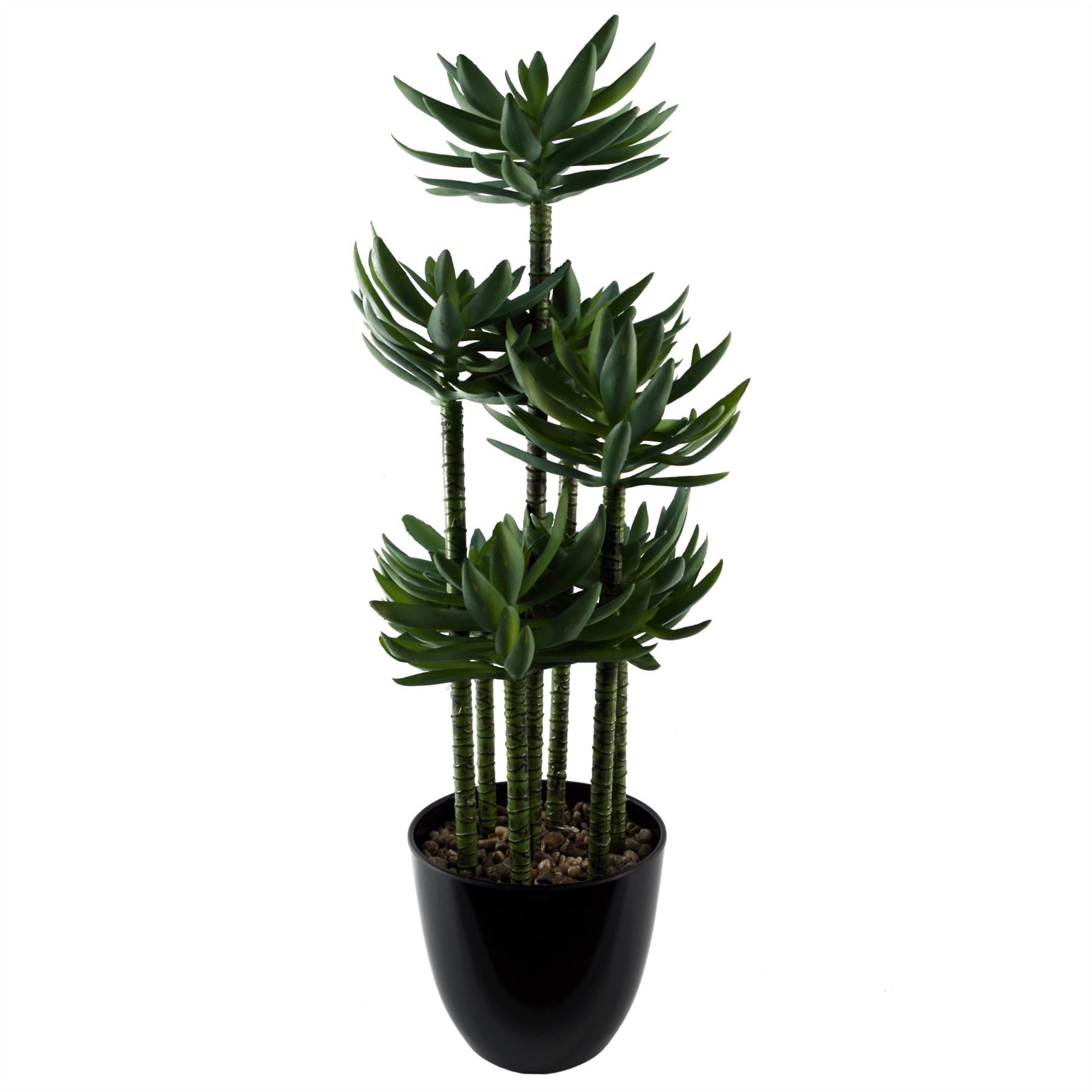 Large Artificial Tropical Yukka in Planter-0