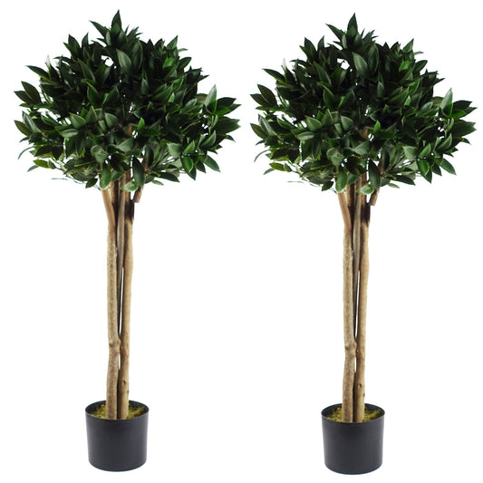 Leaf 120cm Bay Tree Laurel UV Resistant Outdoor-0