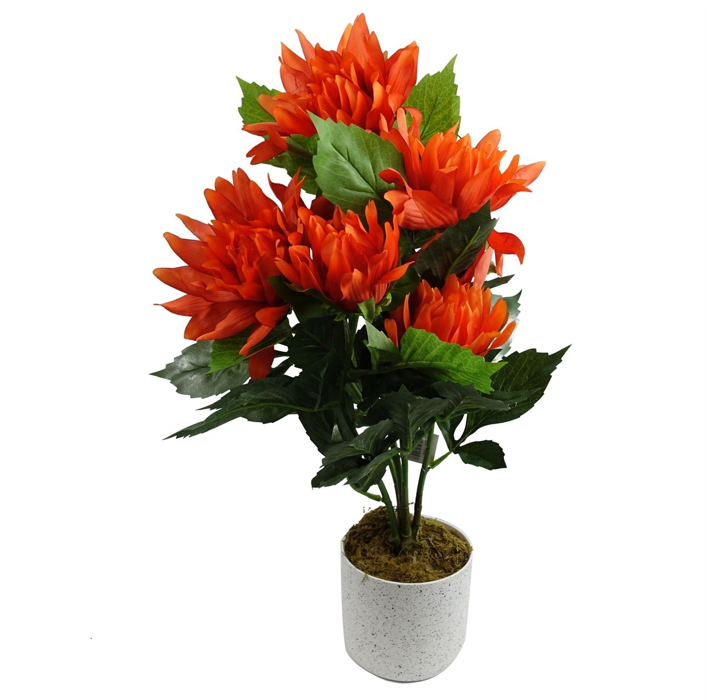 55cm Artificial Red Dahlia Pinnata-0