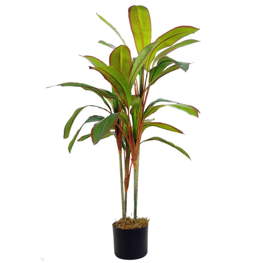 Tropical Artificial Dracaebna Plant 100cm Dracaena Realistic Faux House Plants-0