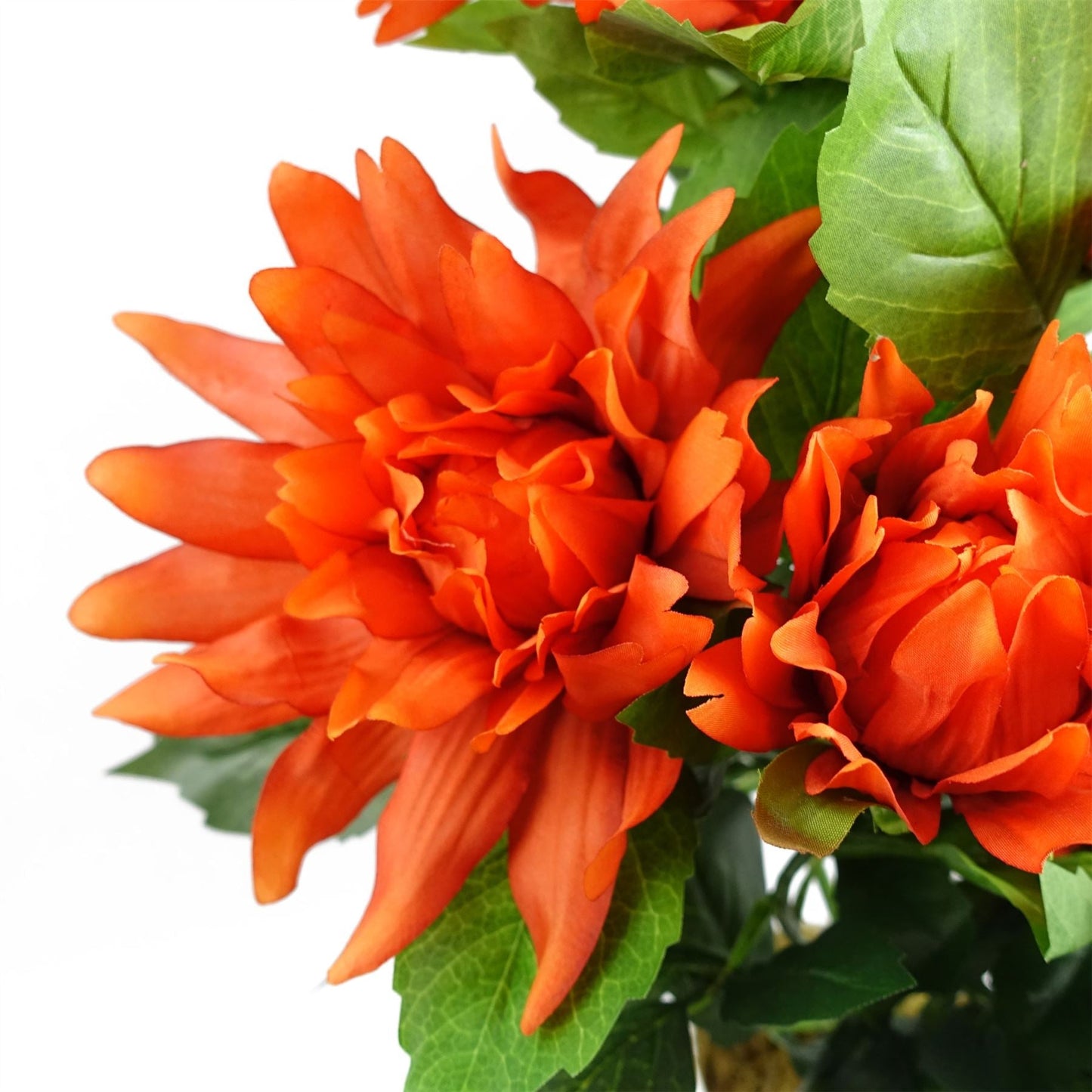 55cm Artificial Red Dahlia Pinnata-1