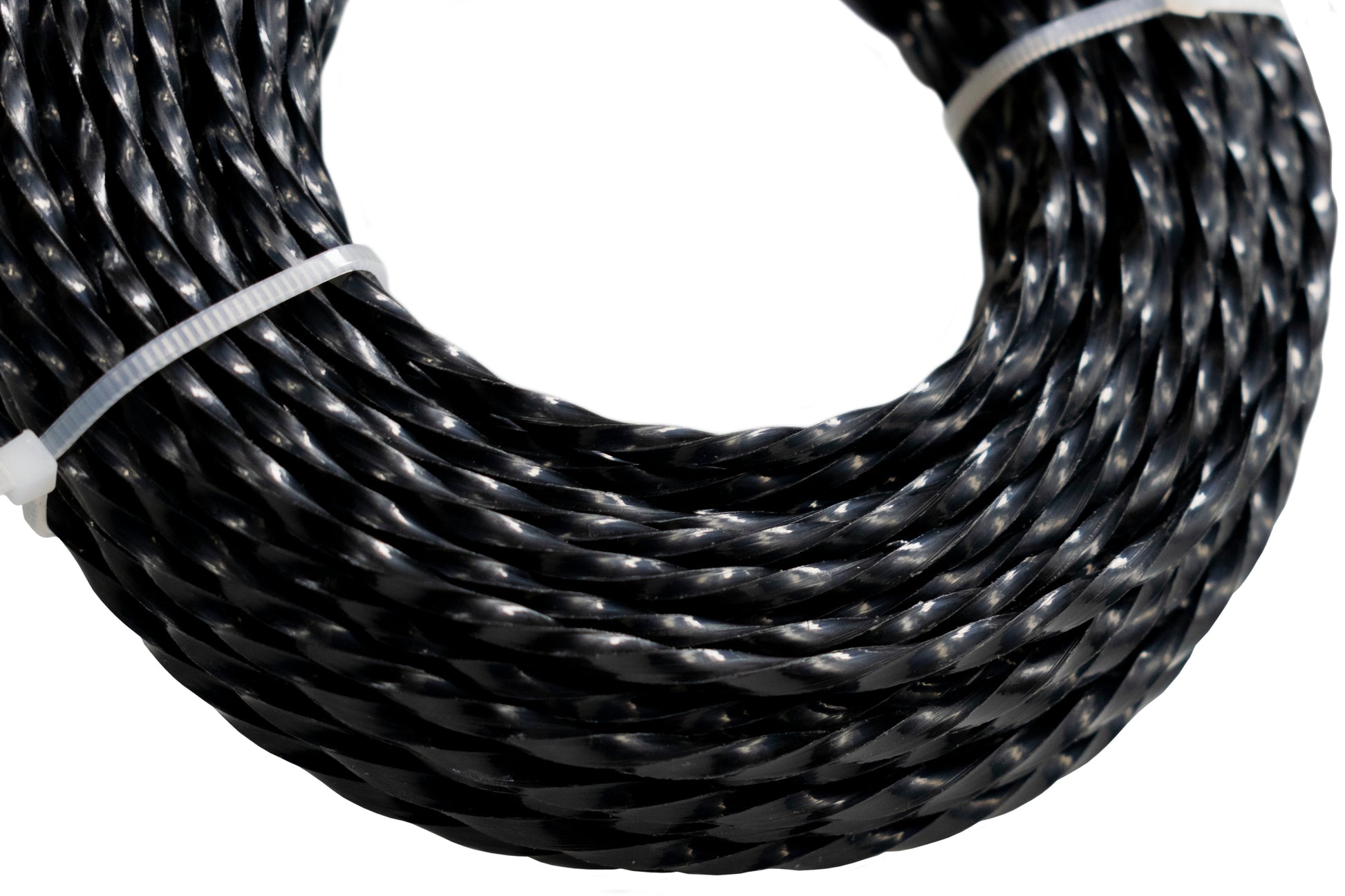 15m Twisted Black Trimmer Line, 3mm-3
