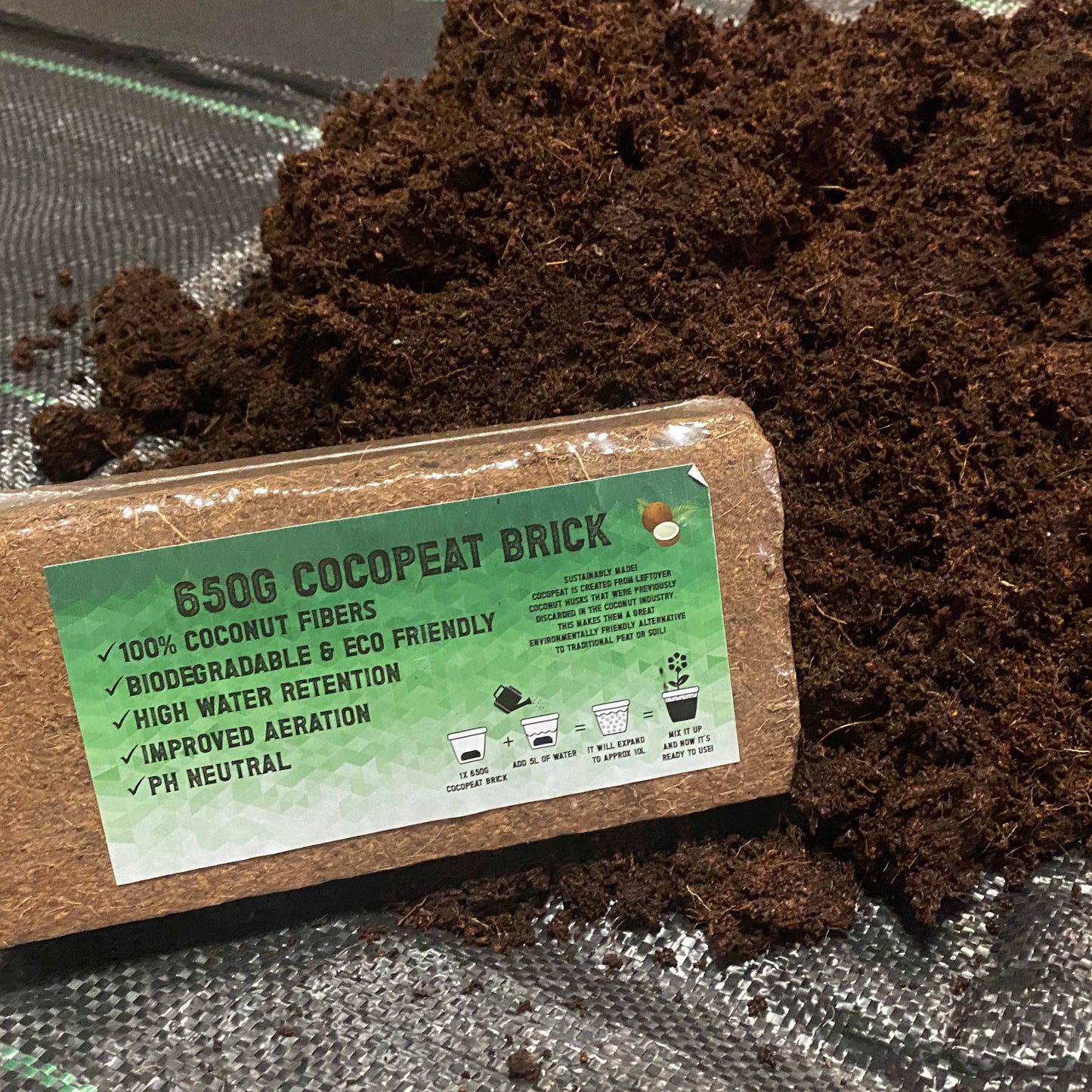 Coco Coir, Natural Compost, Organic Coconut Fibre-2