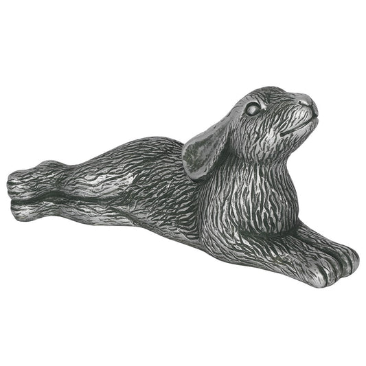 Silver Terracotta Hare Garden Ornament-0