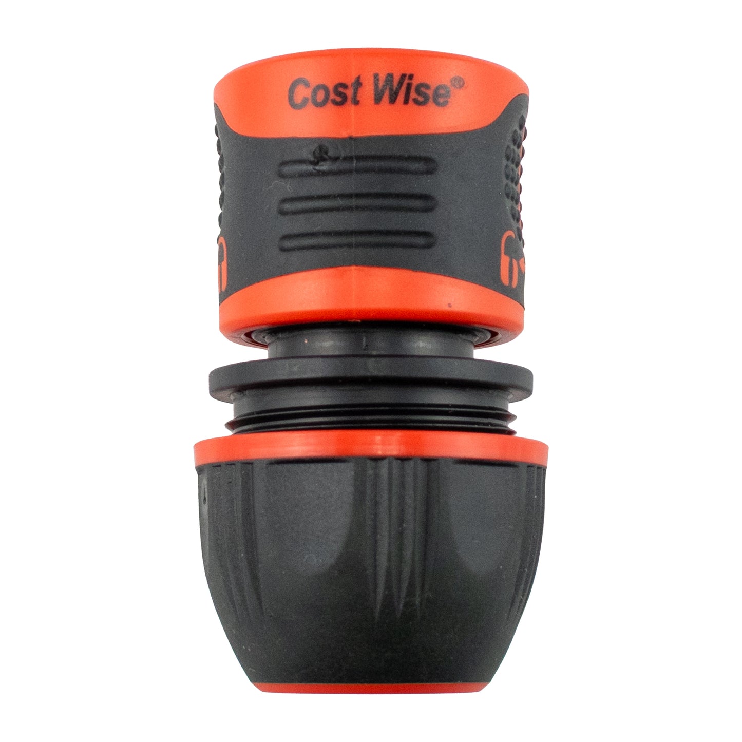 1/2" & 3/4" Female Hose Connector - Lockable Design, Black-0