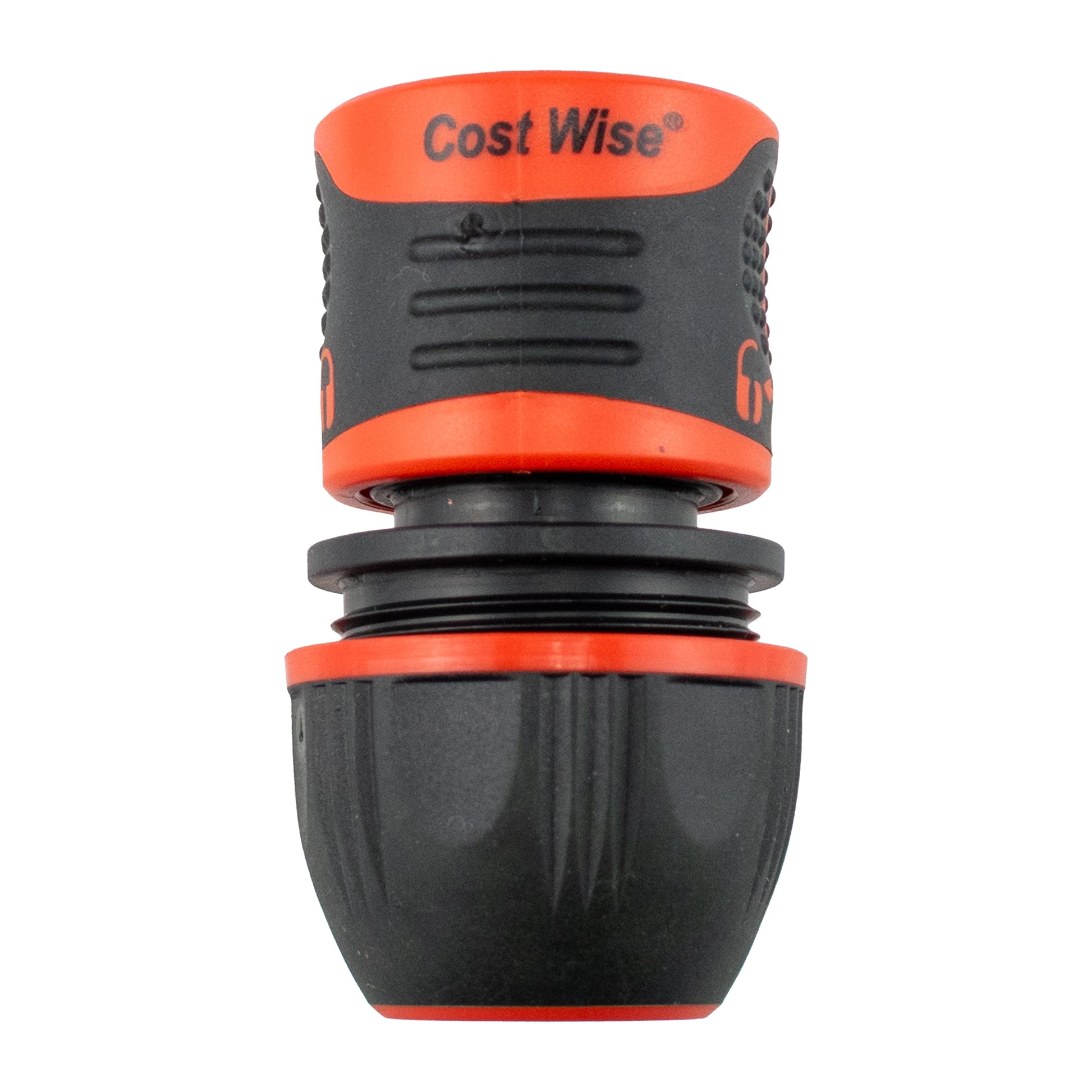 1/2" & 3/4" Female Hose Connector - Lockable Design, Black-0