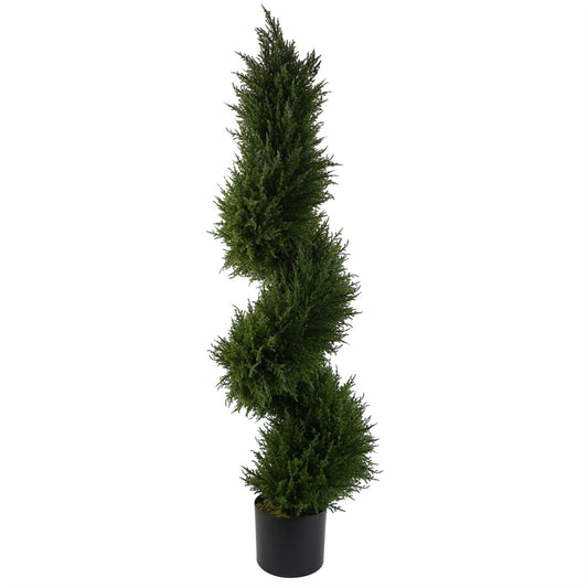 Leaf 120cm Sprial Cypress Tree Artificial-0