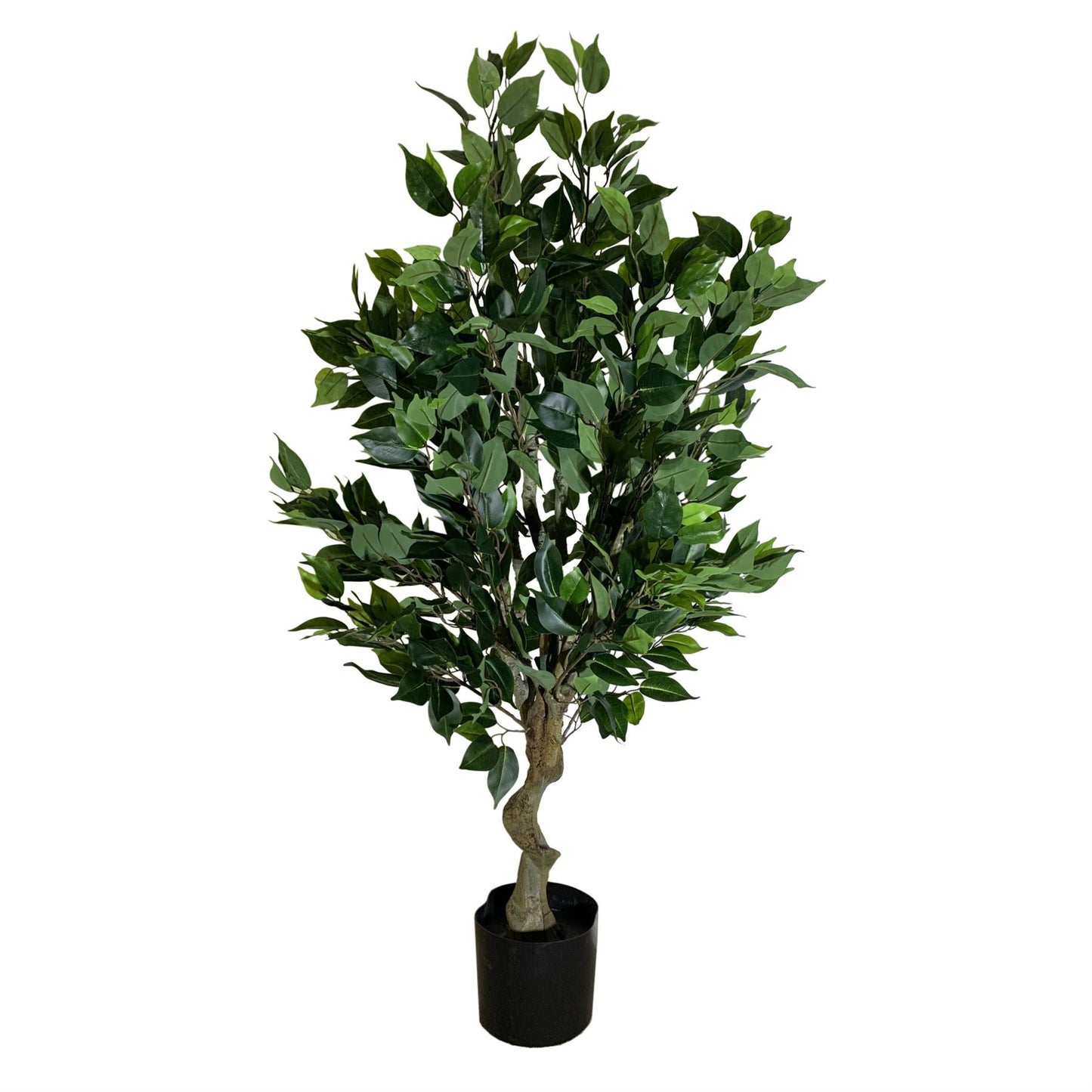 100cm Artificial Ficus Tree Ficus Gold Planter-1