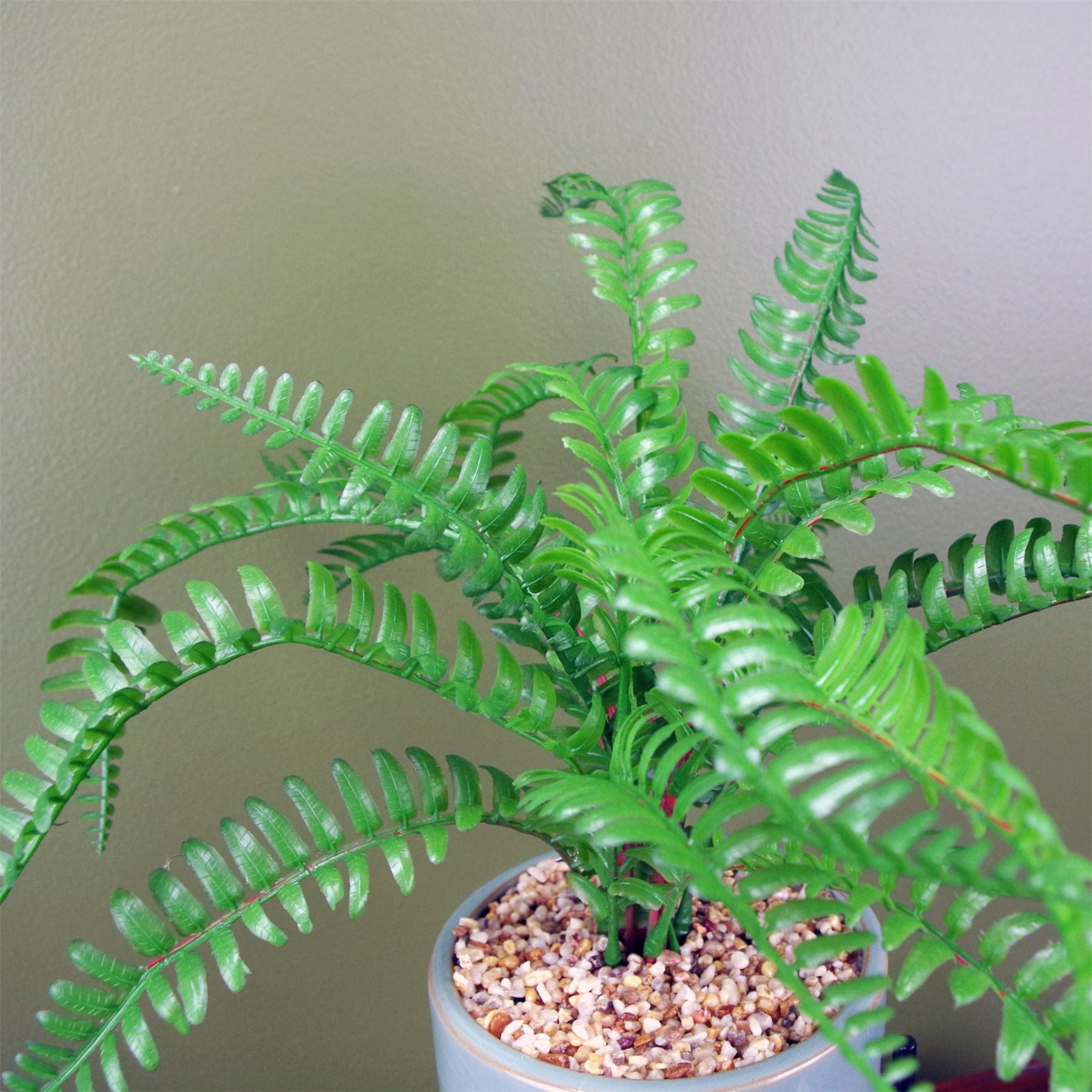 Large Artificial Fern Plant Realistic with Planter & Stand Botanik-3